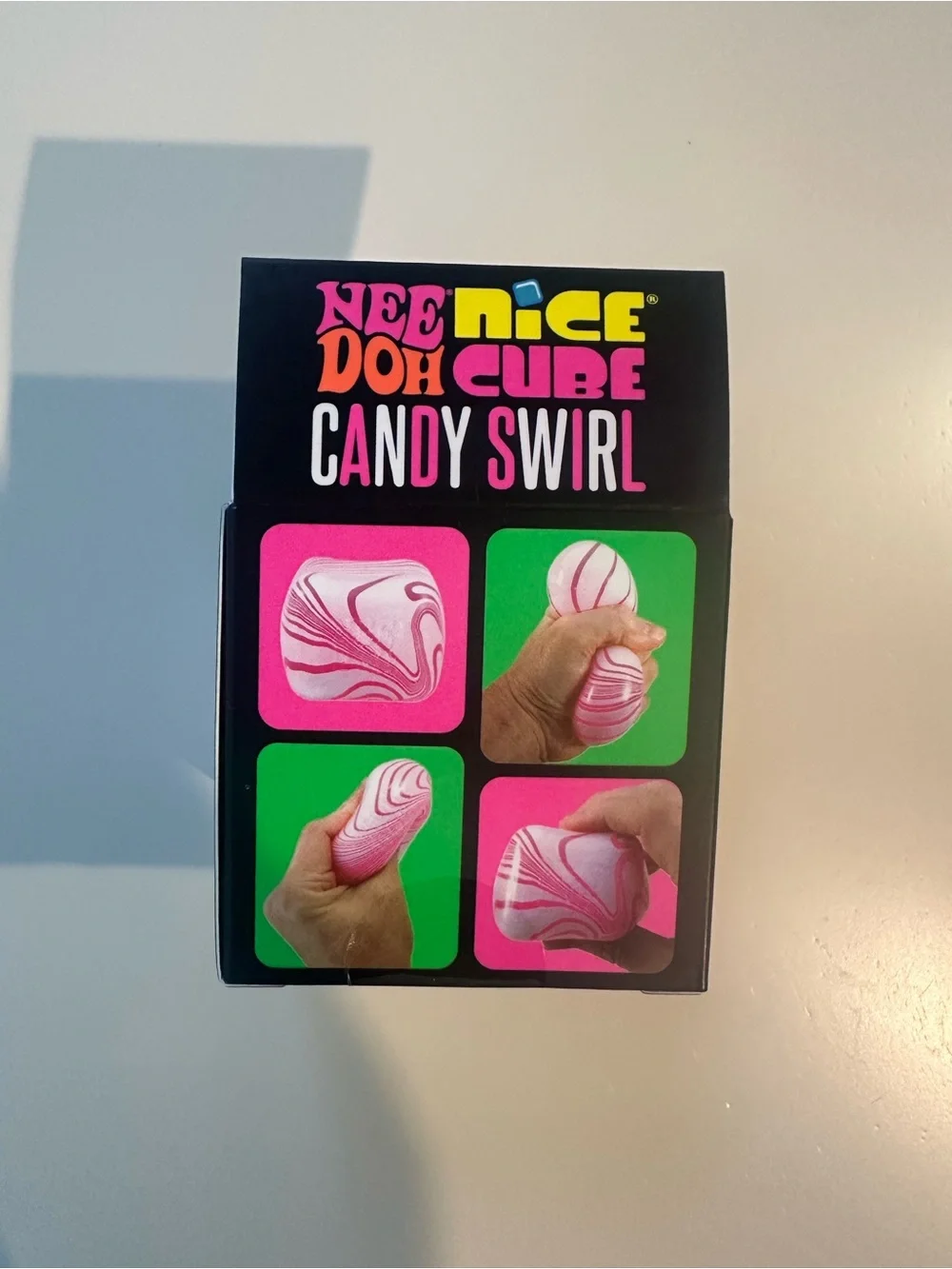 Rare Needoh Nice Cube Candy Swirl
